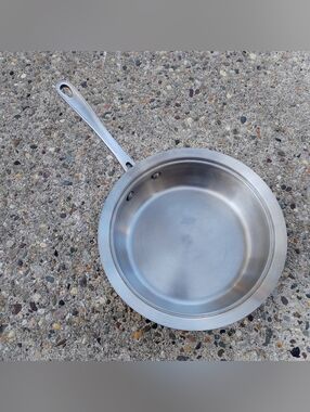Stainless Steel Frying Pan - copper bottom saute pan ,